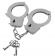 Наручники из листового металла с ключами Metal Handcuffs - Blush Novelties - купить с доставкой в Москве