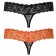 Набор из 2 разноцветных трусиков-стрингов Lacea - Obsessive купить с доставкой Набор из 2 разноцветных трусиков-стрингов Lacea - Obsessive купить с доставкой