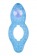 Голубое эрекционное кольцо с бусиной - White Label - в Москве купить с доставкой