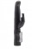 Чёрный вибратор Rabbit II с клиторальным отростком - 22,8 см. - Shots Media BV