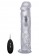 Прозрачный вибратор-реалистик Vibrating Realistic Cock 11  - 27,5 см. - Shots Media BV
