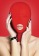 Красная маска на голову с прорезью для рта Submission Mask - Shots Media BV - купить с доставкой в Москве
