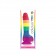 Радужный фаллоимитатор Pride Edition 6 Dildo - 21 см. - NS Novelties