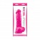 Розовый фаллоимитатор Pleasures Thick 8 Dildo - 23,9 см. - NS Novelties