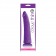 Фиолетовый фаллоимитатор без мошонки Pleasures Thin 8 Dildo - 20 см. - NS Novelties