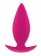 Розовая анальная пробка для ношения INYA Spades Medium - 10,2 см. - NS Novelties