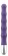 Фиолетовый вибромассажер волнистой формы SMOOTH VIBE - 17,8 см. - Seven Creations