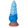Голубой фаллоимитатор  Японский дракон  - 22 см. - Erasexa
