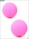 Металлические вагинальные шарики с розовым силиконовым покрытием - Maia