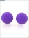 Металлические шарики Wicked с фиолетовым силиконовым покрытием - Maia