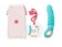 Бирюзовый витой вибратор Fun Toys  Gjack 2 - 22 см. - Fun Toys
