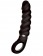 Чёрный витой вибратор Fun Toys  Gjack 2 - 22 см. - Fun Toys