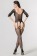 Кэтсьюит-сетка с открытыми бёдрами и крупным цветочным узором на животике - Femme Fatale купить с доставкой
