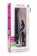 Чёрный перезаряжаемый вибратор Rechargeable Rabbit Purple - 23,5 см. - Shots Media BV