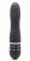 Чёрный мини-вибратор с рёбрышками и стразами Diamond Ribbing Vibe - 11,5 см. - Shots Media BV