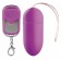 Фиолетовое перезаряжаемое виброяйцо с ДУ Rechargeable Vibrating Egg - Shots Media BV