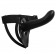 Чёрный полый страпон Vixen G-Spot Hollow Strap On Harness - 17,8 см. - XR Brands - купить с доставкой в Москве