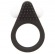 Чёрное эрекционное кольцо LIT-UP SILICONE STIMU RING 1 BLACK - Dream Toys - в Москве купить с доставкой