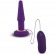 Фиолетовая анальная вибропробка APEX BUTT PLUG SMALL PURPLE - 14 см. - Seven Creations