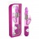 Розовый вибратор с клиторальной стимуляцией Luxe Rabbit - 26 см. - Blush Novelties