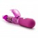 Розовый вибратор с клиторальной стимуляцией Luxe Rabbit - 26 см. - Blush Novelties