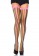 Яркие чулки в полосочку от Leg Avenue Rainbow Thorn с однотонной резиночкой - Leg Avenue купить с доставкой