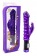 Фиолетовый вибратор с ребрами Luxe Jungle Jaguar - 26 см. - Blush Novelties
