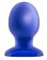 Синяя шаровидная пробка Performance Orb Plug - 10,2 см. - Blush Novelties