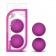 Розовые вагинальные шарики Luxe Double O Advanced Kegel Balls - Blush Novelties