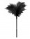 Пластиковая метелочка с чёрными пёрышками Small Feather Tickler - 32 см. - Blush Novelties - купить с доставкой в Москве