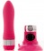 Розовый водонепроницаемый вибратор на присоске со сменной панелью управления - 19 см. - Sexus