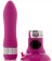 Фиолетовый водонепроницаемый вибратор на присоске со сменной панелью управления - 19 см. - Sexus