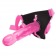 Розовый страпон Climax Strap-on Pink Ice Dong   Harness set - 17,8 см. - Topco Sales - купить с доставкой в Москве