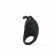 Чёрное эрекционное кольцо с вибрацией Rabbit Vibrator - Baile - в Москве купить с доставкой