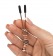 Золотистые зажимы для сосков и клитора All Sensation Nipple and Clitoral Chain - Fifty Shades of Grey - купить с доставкой в Москве