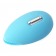 Голубой вибростимулятор клитора Candy с эффектом  поцелуя рыбки - Svakom