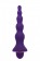 Фиолетовая анальная ёлочка с вибрацией - 20 см. - Lola toys