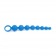 Синяя анальная цепочка Climax Anal Anal Beads Silicone Ridges - 32,6 см. - Topco Sales