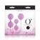 Набор розовых вагинальных шариков Luxe O  Weighted Kegel Balls - NS Novelties