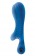 Синий мастурбатор с вибростимулятором мошонки Renegade Ball Tugging Stroker - NS Novelties - в Москве купить с доставкой
