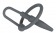 Серый уретральный плаг с силиконовым кольцом под головку Penis Plug - Orion - купить с доставкой в Москве