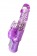 Фиолетовый вибратор High-Tech fantasy - 22,5 см. - A-toys