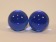 Сине-белые вагинальные шарики со смещённым центром тяжести - 4sexdreaM