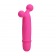 Ярко-розовый вибратор Goddard со стимулирующими шариками - 11,8 см. - Baile