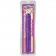 Двухсторонний фиалковый фаллос Crystal Jellies 12  Jr. Double Dong - 30,5 см. - Doc Johnson