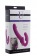 Ярко-розовый безремневой вибрострапон Evoke Vibrating Strapless Silicone Strap-on Dildo - XR Brands - купить с доставкой в Москве