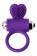 Фиолетовое виброкольцо с ресничками JOS PERY - JOS - в Москве купить с доставкой