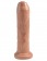 Страпон со съемной кофейной насадкой Strap-On Harness with 7  Uncut Cock - 19,1 см. - Pipedream - купить с доставкой в Москве