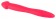 Красный гибкий двусторонний фаллоимитатор Colorful Joy - 21,5 см. - Orion