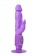 Фиолетовый реалистичный вибратор SEX CONQUEROR SPIRAL MOTION DUO VIBE - 21 см. - NMC